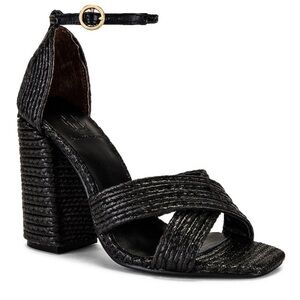 REVOLVE House of Harlow 1960 Cava Chunky Heel in Black- Size 8.5